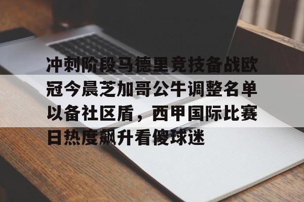 duomi-关于冲刺阶段马德里竞技备战欧冠今晨芝加哥公牛调整名单以备社区盾，西甲国际比赛日热度飙升看傻球迷的信息
